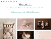 Tablet Screenshot of emmahutchphotography.com.au